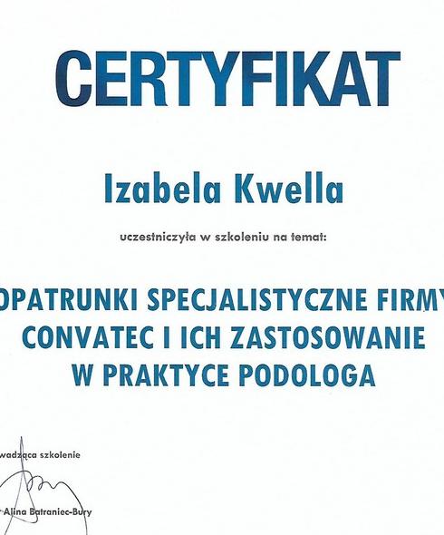 certyfikat podologiczny 08